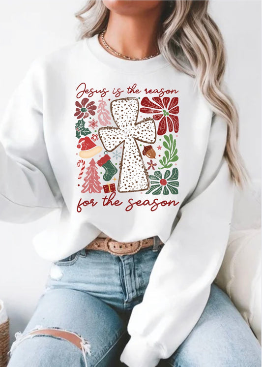 Jesus is The Reason Christmas Sweatshirt