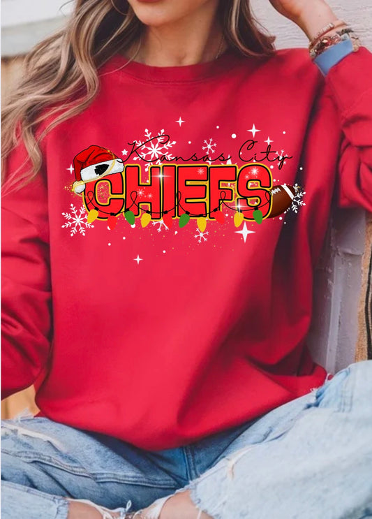Christmas KC Chiefs Sweatshirt