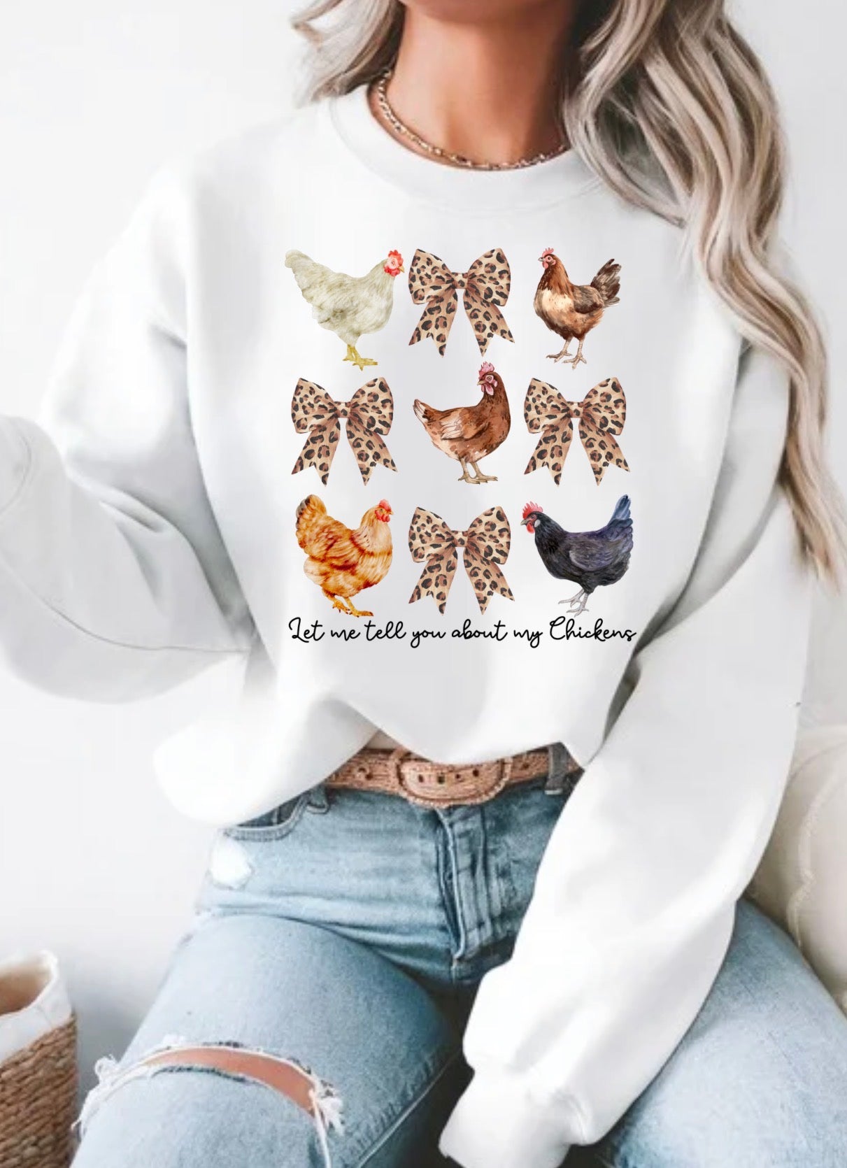 Talk About Chickens Crewneck