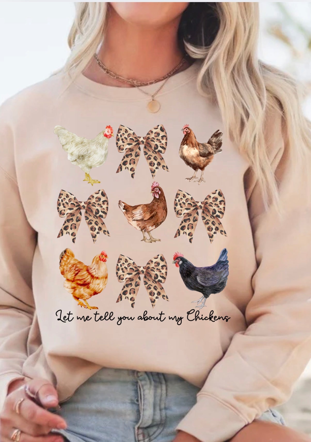 Talk About Chickens Crewneck
