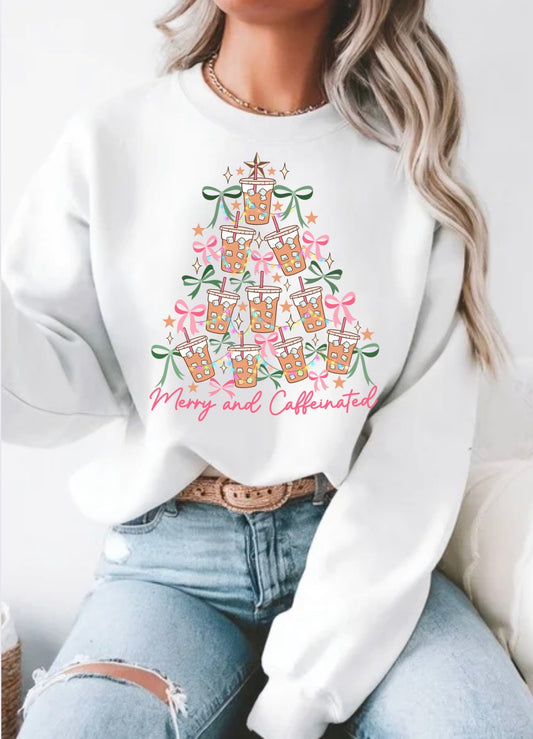 Merry & Caffeinated Sweatshirt