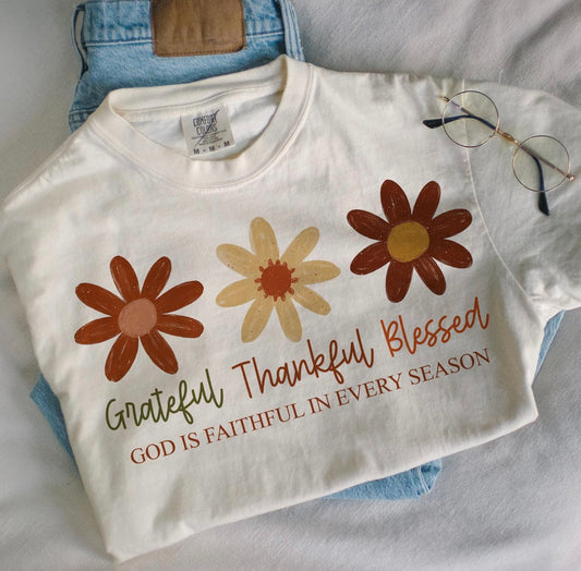 Grateful Thankful Blessed T-Shirt