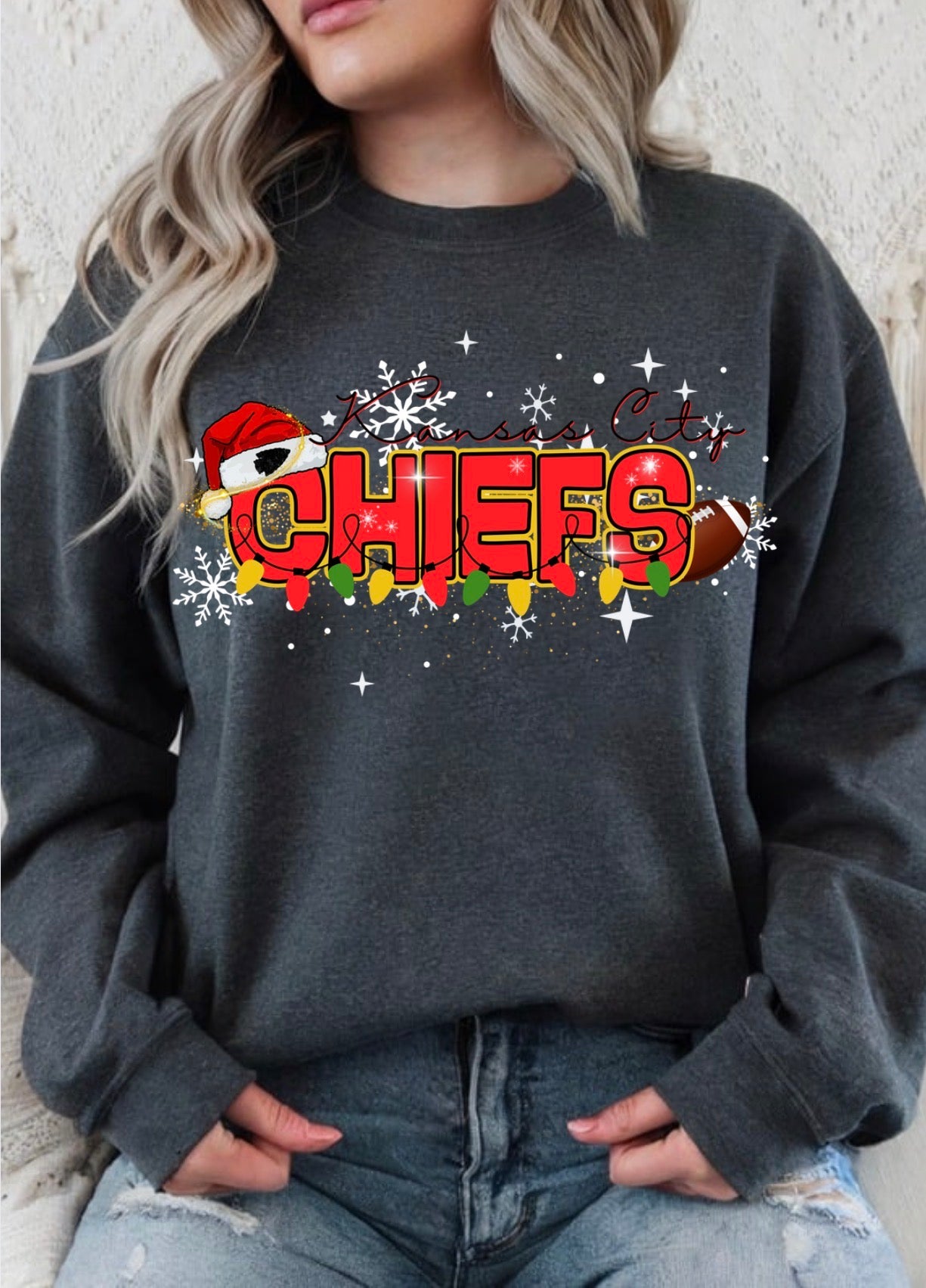 Christmas KC Chiefs Sweatshirt