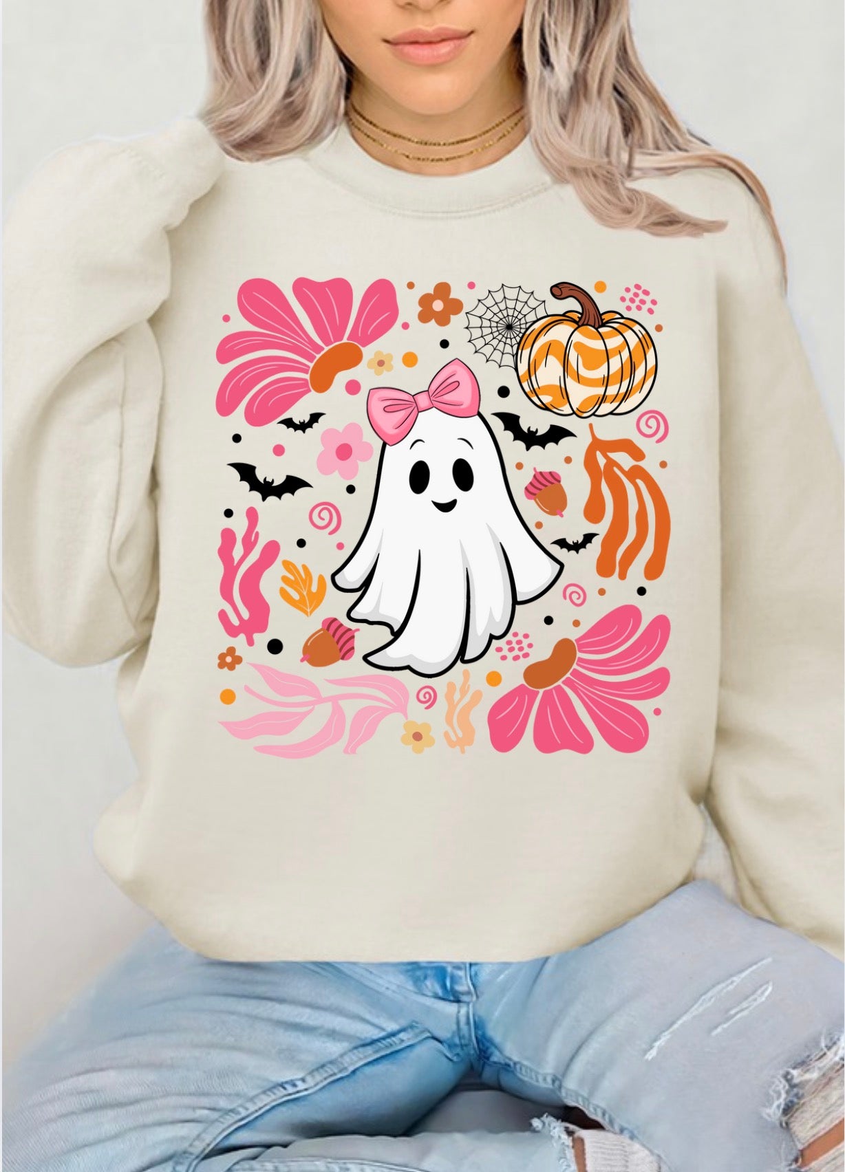 Halloween Ghost Sweatshirt