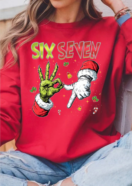 Six Seven Christmas Crewneck