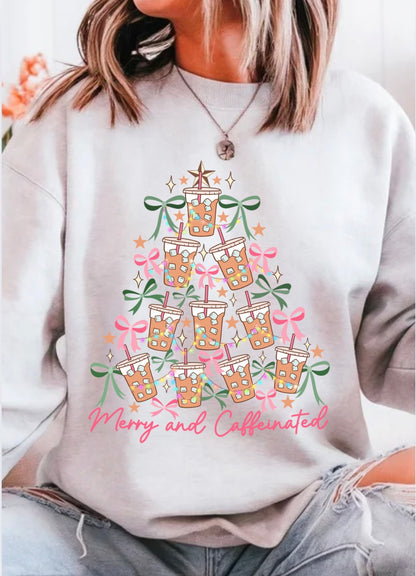 Merry & Caffeinated Sweatshirt