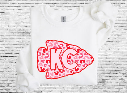 KC Pink Leopard Sweatshirt