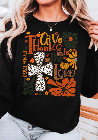 Give Thanks To The Lord Crewneck