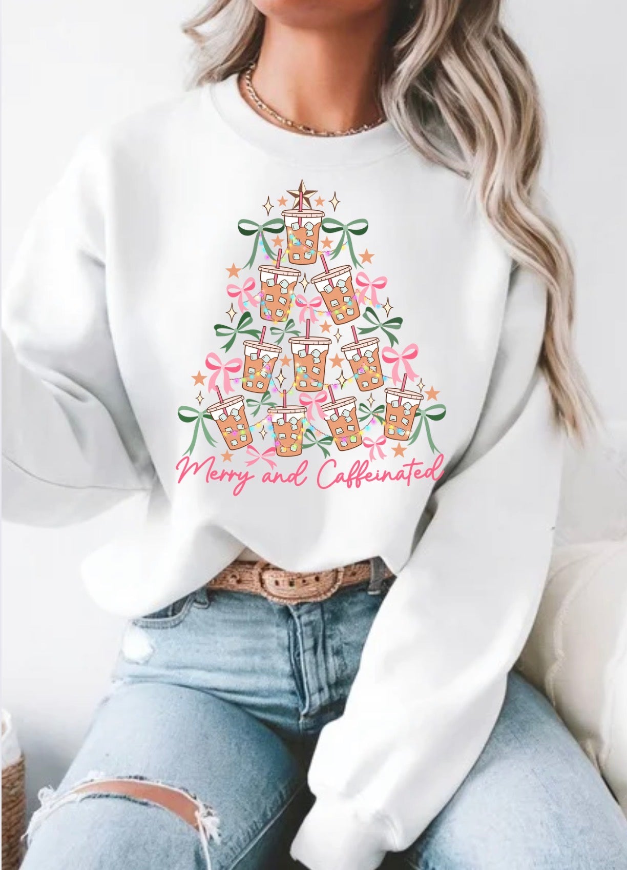 Merry & Caffeinated Sweatshirt